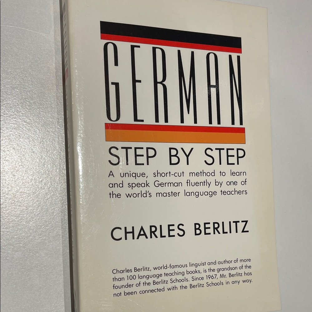 German Step-by-Step by Charles Berlitz language learning